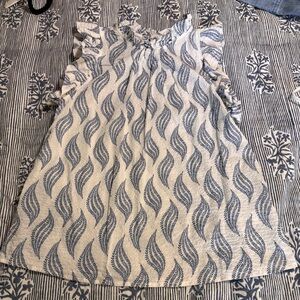 THML Blue/White Sleeveless top